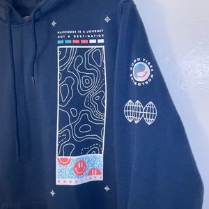 Brooklyn Cloth Unisex Dark Blue Hoodie